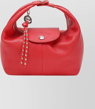 Longchamp small shoulder bag keychain accessory