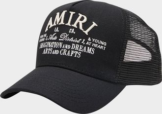Amiri Mens Arts District Trucker Hat