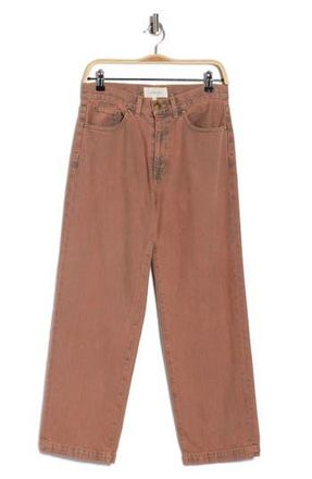 The Great. The Billy Straight Leg Jeans in Musky Pink at Nordstrom Rack, Size 26