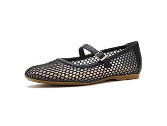 Dr. Scholls Wren Womens Dress Flat Shoes Black Woven : 9.5 M, Synthetic