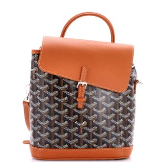 Goyard Alpin Backpack Coated Canvas Mini