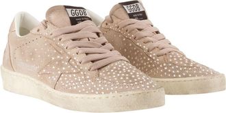 Golden Goose Womens Ball Star Sneakers - Golden Goose Deluxe Brand Leather Pink Calfskin Shoes