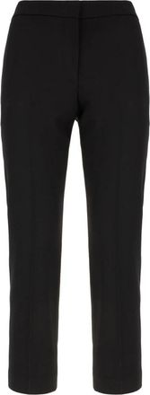 Alexander McQueen Stijlvolle Broeken voor Mannen en Vrouwen - Dames - Slim Fit Broeken - Zwart - S - Broeken