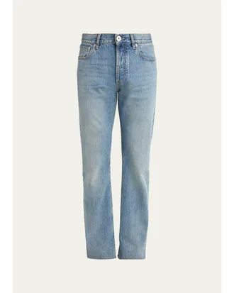 Alexander McQueen Mens Francis Straight-Leg Jeans