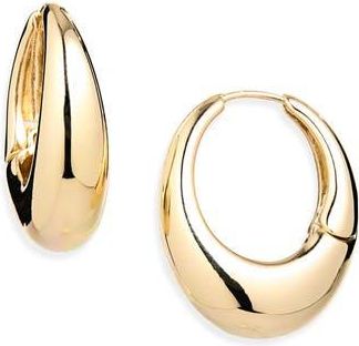 Cara Basket Hoop Earrings in Gold at Nordstrom Rack
