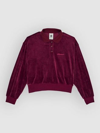 Element Lowcase Velour Fleece Pullover grau