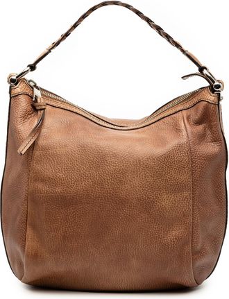 Gucci Pre-owned Womens Leather Bamboo Shoulder Bag - Tan - One Size