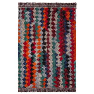 Flair Rugs Alfombra shaggy multicolor 133x190cm