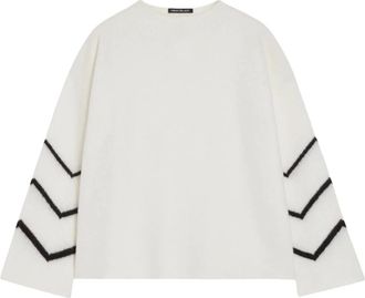 Pennyblack Round-neck Knitwear, female, White, XS, Giro Round-neck Jumper