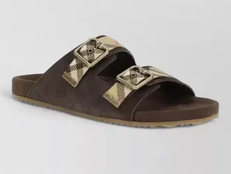 Burberry rubber sandals