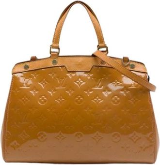Louis Vuitton Pre-owned Brea MM - Dames - Vintage Handtas - Geel - ONE Size - Leer - Vintage