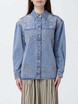 Liu Jo Camicia Liu Jo in denim di cotone con stampa Bandana