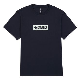 Converse T-Shirt CONVERSE MENS CONVERSE RETRO BLOCK LOGO T-SHIRT, Herren, Gr. XXL, schwarz (converse schwarz), Obermaterial: 100% Baumwolle, unifarben, Rundhal