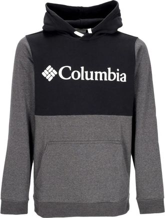 Columbia Colorblock Hoodie met Kangaroo Zak - Heren - Hoodies - Grijs - XL - Katoen - Hoodies & sweatvesten