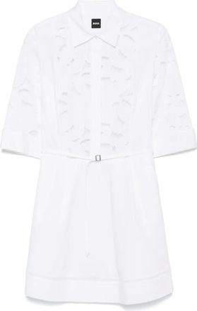 BOSS Abito corto Derodi - Bianco