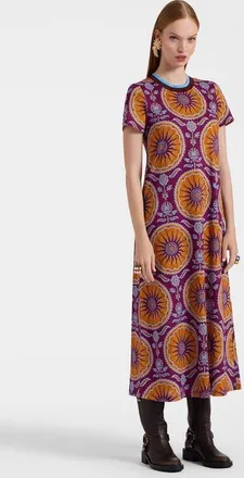 La DoubleJ Sporty Swing Dress in Sovereign Purple at Nordstrom, Size Large