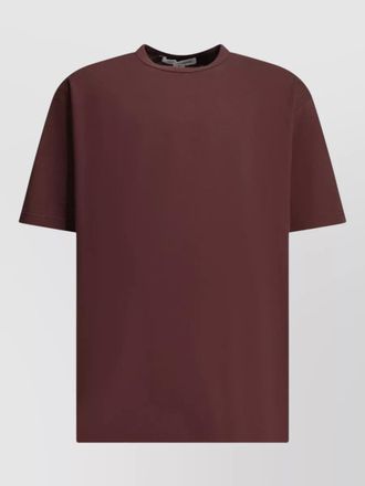 Comme Des Gar&ccedil;ons crew neck t shirt reverse logo detail