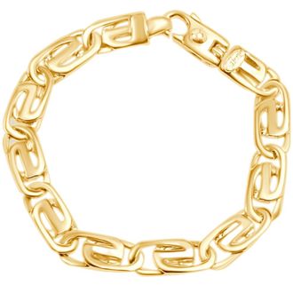 Pompeii3 Mens Designer Mariner Link 14k Gold (36gram) or Platinum (58gram) 9mm Bracelet 8.5