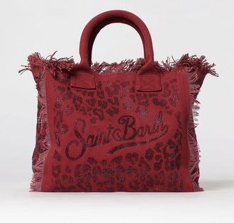 MC2 Saint Barth Borsa Vanity in cotone stampato con logo