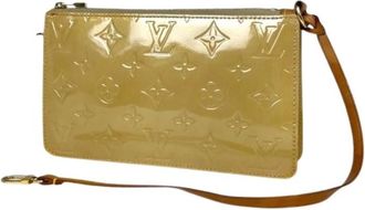 Louis Vuitton Tweedehands Canvas Louis Vuitton tassen - Dames - Vintage Clutch - Beige - ONE Size - Vintage