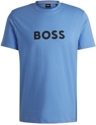 BOSS Cotton-jersey regular-fit T-shirt with SPF 50+ UV protection