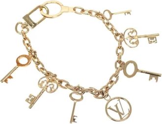 Louis Vuitton Pre-owned Metal key-holders - Dames - Vintage Accessoires - Geel - ONE Size - Vintage