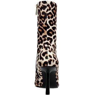 Steve Madden Vakay Bootie Leopard Velvet VAKAY-LEO Womens