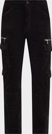 Monfrere Mens Tactical Needle Corduroy Cargo Pants
