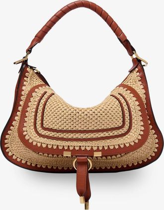 Chlo&eacute; Borsa a spalla Marcie in rafia - CHLOE - gender_Woman