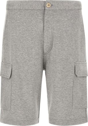 Brunello Cucinelli Grey Cargo Bermuda Shorts