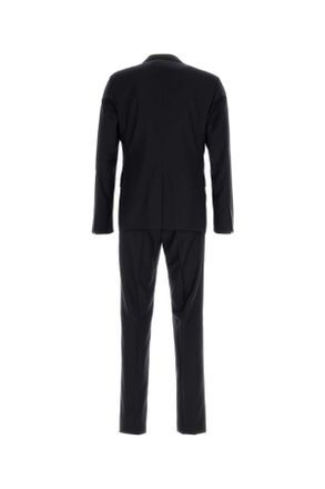 Prada Mens Embroidered Wool Blend Suit Bleu Wswv Abiti