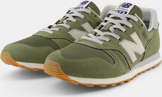 New Balance 373V2 Mens Trainers - Green Suede - Size UK 10