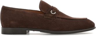 Ferragamo Gancini loafers - men - Calf Leather/Calf Leather/Goat Skin - 11EEE - Brown