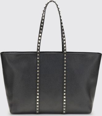 Valentino Garavani Borsa Rockstud in pelle a grana