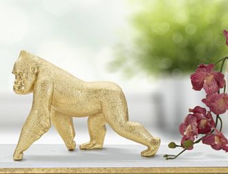Dmora Dmora - Objetos Guazzo, Complemento De Decoraci&oacute;n, Art&iacute;culo Decorativo, Accesorio De Decoraci&oacute;n, 30x12 H22 Cm, Oro