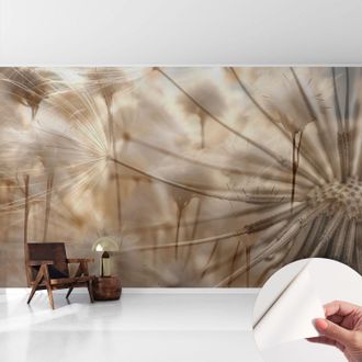 Tulup Carta Da Parati Autoadesiva - Impermeabile - Murale Da Parete - Decorazione Murale - Sottili Soffioni 416x254 Cm