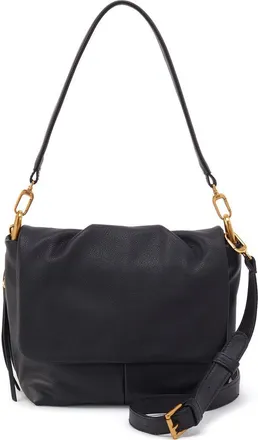 Hobo Harley Leather Shoulder Bag in Black at Nordstrom