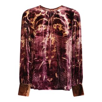 Pierre-Louis Mascia Dames, Blouses & Shirts, Veelkleurig, Maat: XL Velours