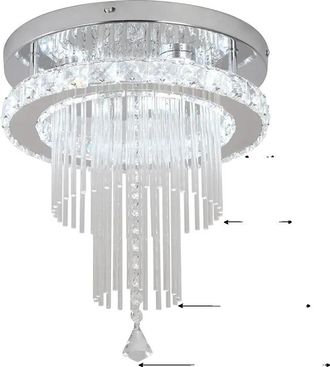 OEM L&aacute;mpara Colgante, Dise&ntilde;o Moderno, Led Regulable, Forma De Gota De Lluvia, Luz Regulable
