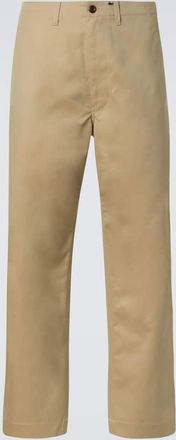 Junya Watanabe Pantalones rectos en mezcla de algod&oacute;n