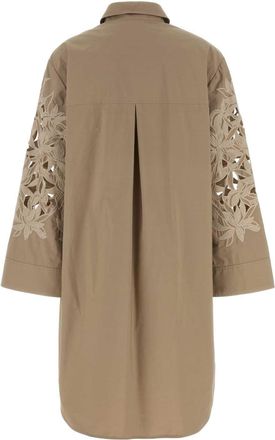 Agnona Womens Dress Shirt Beige