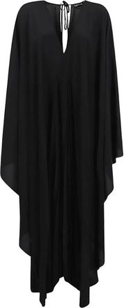 Tom Ford Zijden kaftan - Dames - Ponchos - Zwart - ONE Size - Jassen