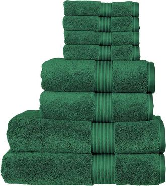 Christy Supreme Hygro Luxury 100% Supima Cotton 8 Piece Towel Set in Spruce at Nordstrom