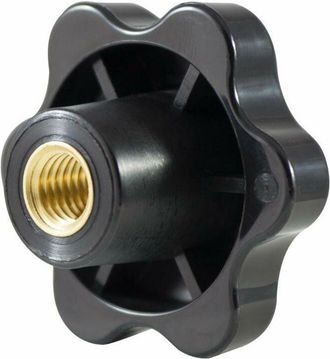 AMA Volantino a 6 lobi femmina &Oslash; 70mm boccola cieca M10