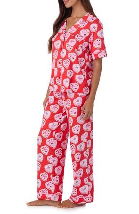 Room Service PJs Print Pajamas in Red at Nordstrom, Size Medium