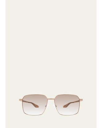 Barton Perreira Hampton 55MM Rectangular Sunglasses
