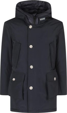 Woolrich Arctic Parka - Heren - Parka Jassen - Blauw - XL - Katoen - Jassen