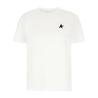 Golden Goose Small Star T-Shirt - Dames - Tops - Wit - Maat: L Katoen