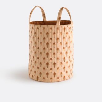 La Redoute Interieurs Gewatteerde opbergmand, palmboommotief, NIZAR