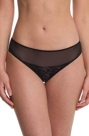 Natori Cherry Blossom Girl Brief in Black at Nordstrom, Size X-Large